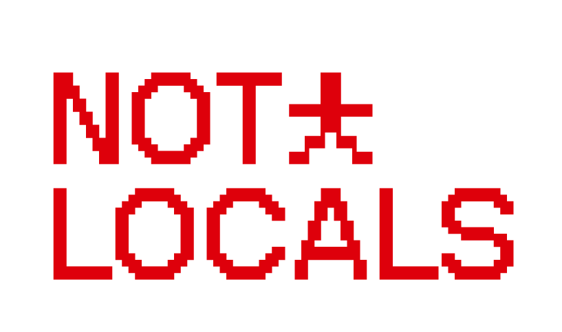 NOT LOCALS stacked logo